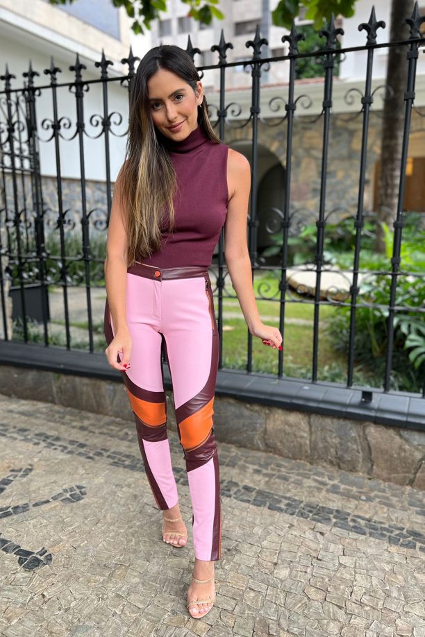 Calça em Couro