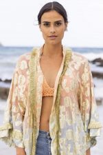 Kimono em Jaquard de Lurex