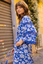 Vestido Amarração e Bordado