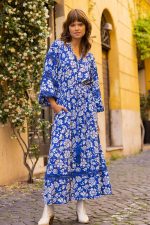 Vestido Amarração e Bordado