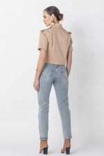 Calça Jeans Reta