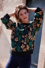 Blusa Manga Longa Estampa Onça