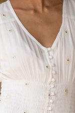 Vestido Longo Detalhes Espelhinhos