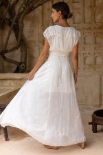 Vestido Longo Detalhes Espelhinhos