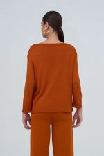 Blusa Manga Textura Com Acabamento Especial Em Tricot