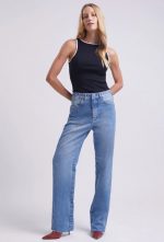 Calça Jeans Wide leg Azul
