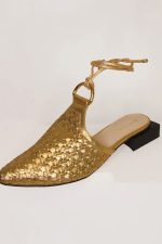 Sandália Gold Couro