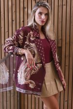 Jaqueta Over Boho Chic