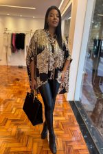 Calça Legging Textura Croco