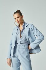 Blazer em Crepe de Acetato
