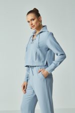 Blusa Cropped Crepe de Acetato