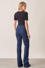 Calça Jeans Flare Power Azul Marinho