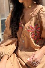 Camisa Ampla Bordado