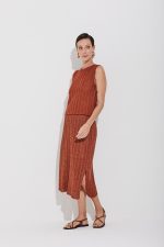 Regata Mix De Pontos Lurex Canela