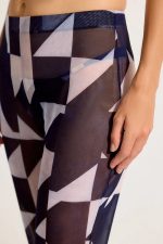 Calça Tule Abstrata