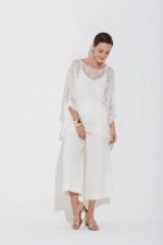 Calça Linho Puro Wide Leg