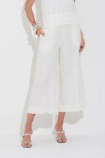Calça Linho Puro Wide Leg