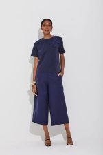 Calça Linho Puro Wide Leg