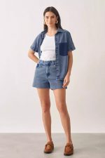 Short Jeans Azul Claro