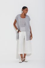 Regata Tricot Ponto Chevron Com Lurex