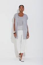 Regata Tricot Ponto Chevron Com Lurex
