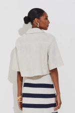 Camisa Cropped Linho
