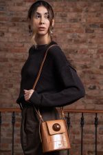 Bolsa Couro Maxi Croco