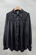 Camisa Trançada Brilho Sutil