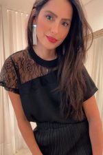 Blusa Detalhe Renda