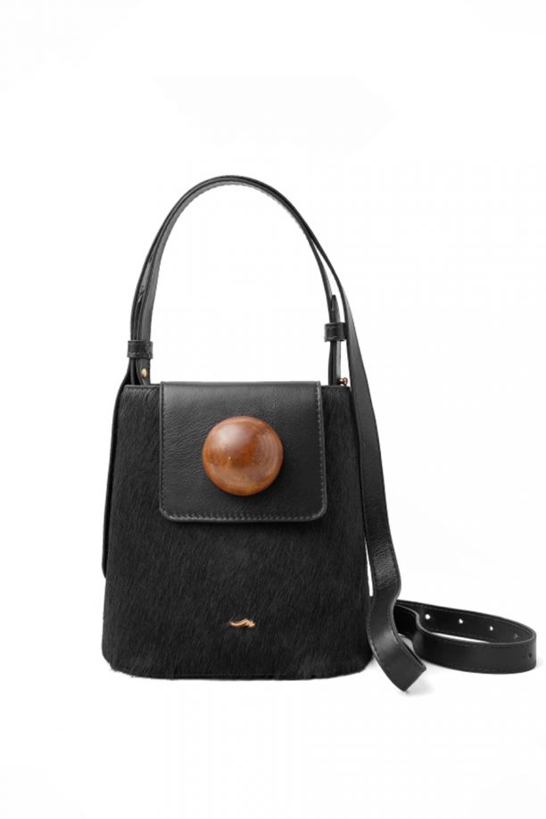 Bolsa Pelo Natural Preto