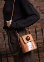 Bolsa Couro Maxi Croco