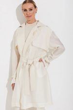 Trench Coat Em Organza