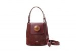 Bolsa Couro e Pelo Natural Vinho