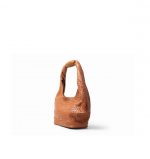 Bolsa Nó Couro Napa Caramelo